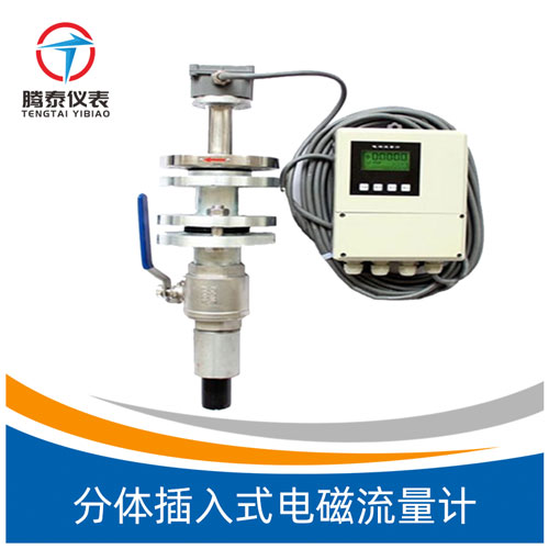 <b>分體插入式電磁流量計</b> <b>分體插入式電磁流量計</b>