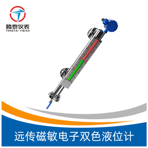<b>遠(yuǎn)傳磁敏電子雙色液位計</b> <b>遠(yuǎn)傳磁敏電子雙色液位計</b>